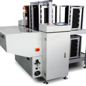 Dual line magazine unloader/NG/OK unloader