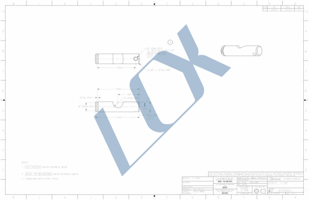 47049001 SHAFT, LINK