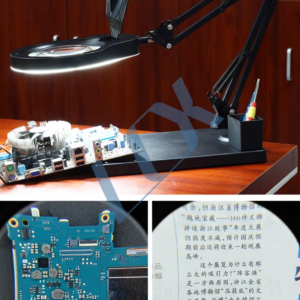 Electronic repair magnifying glass